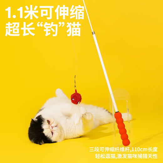 zeze糖葫芦逗猫棒（糖葫芦吊件款）-B(包邮) 商品图4