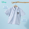 迪士尼【米奇条纹POLO衫】25夏季新款男童纯棉短袖宽松透气T恤ZD2ES027 商品缩略图1