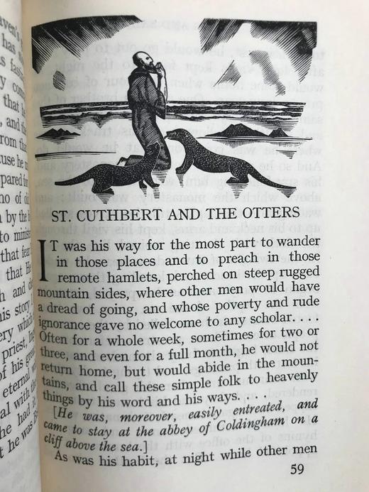 1942年 野兽与圣人 吉宾斯木版画插图 精装32开 商品图12