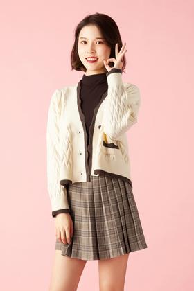 J+C 甜美减龄针织开衫外套 10748