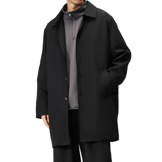 【特大码】【新款DPX】360斤大依优型大码中长款风衣翻领潮流加肥加大码上衣外套休闲男士 商品图8