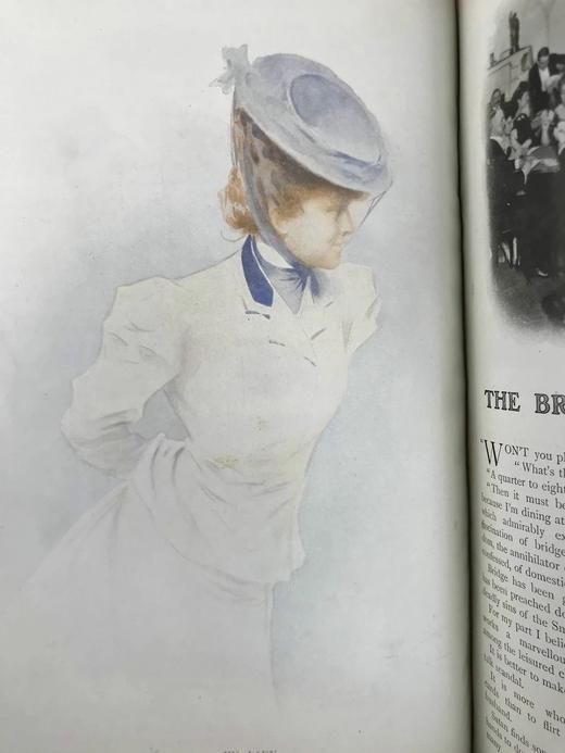 1907年 女士的国度杂志 数百幅插图 漆布精装16开 商品图2
