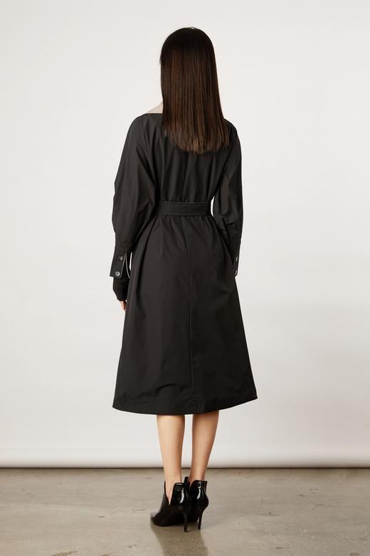 ESTELLICA 双色大翻领绑带风衣外套 11164 商品图2