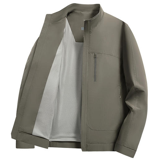 【新款DKP】大依优型大码男装翻领夹克外套加肥加大胖子休闲商务上衣大号百搭潮流 商品图5