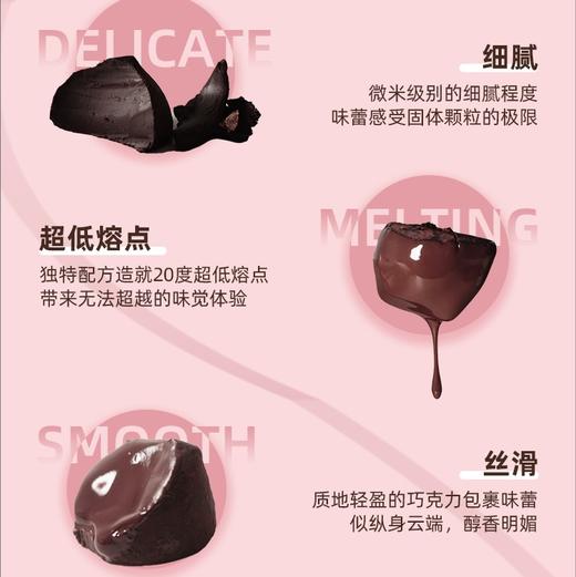 法国Truffettes乔慕松露形黑巧克力花朵礼盒(70%可可) 商品图3