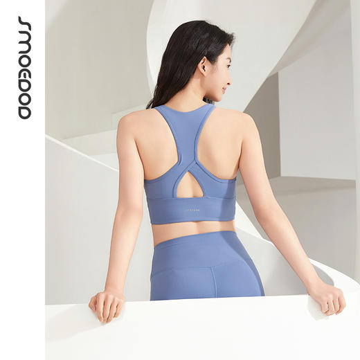 SMOEDOD/水沐伊朵高强度瑜伽美背可插胸垫收副乳亲肤透气莱卡耐磨50192 商品图3