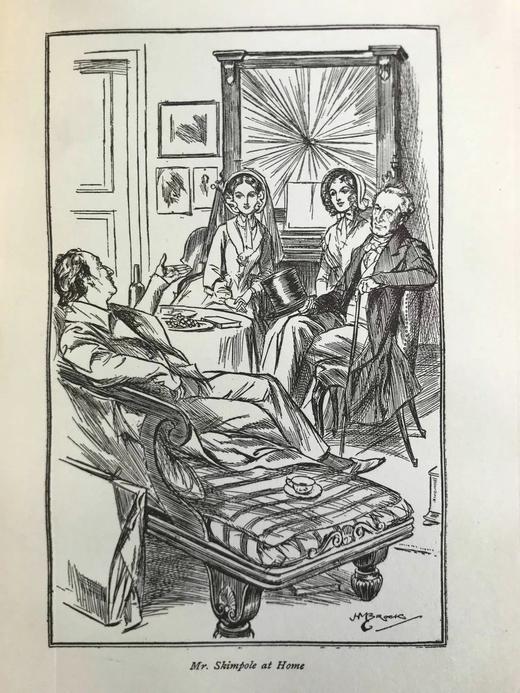 1903年 狄更斯《荒凉山庄》 H.M.布洛克8幅插图 漆布精装大32开 商品图8