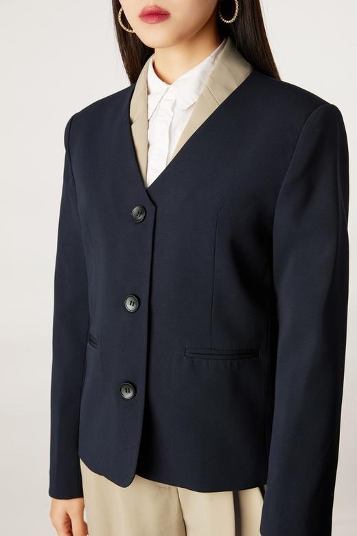 ESTELLICA 时尚简约无领西装外套 11159 商品图3