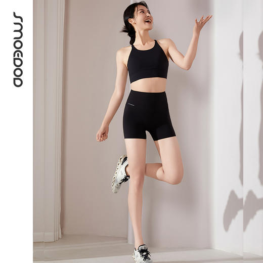 SMOEDOD/水沐伊朵三分瑜伽短裤后腰口袋高弹收腹不挑身材吸排速干耐磨6622 商品图4