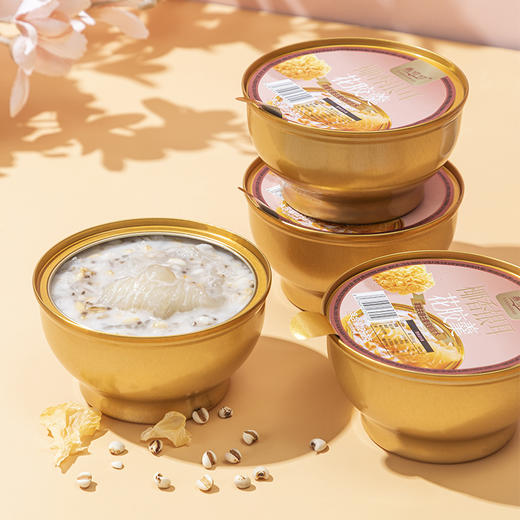 燕叨叨椰香银耳花胶羹礼盒252g*6碗 老人孕妇滋补早餐代餐粥团购送礼 商品图6