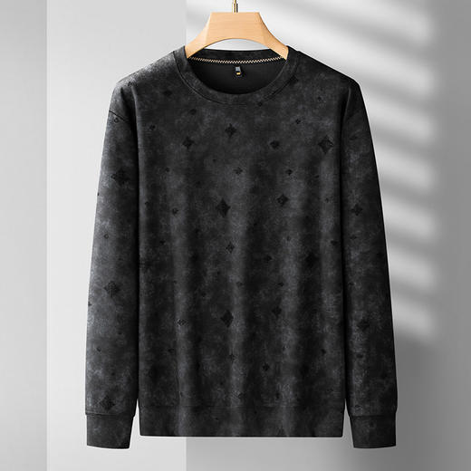 【新款DDS】大依优型大码长袖卫衣休闲加肥加大男士胖子大码内搭上衣潮流打底 商品图7