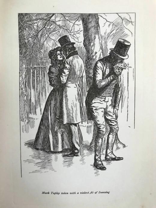 1904年 狄更斯《马丁·瞿述伟》 8幅插图 漆布精装大32开 商品图6
