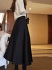雀说 毛呢半身裙女春秋配毛衣高级感包臀裙新款洋气温柔系穿搭复古裙子5ZF-2025 商品缩略图3
