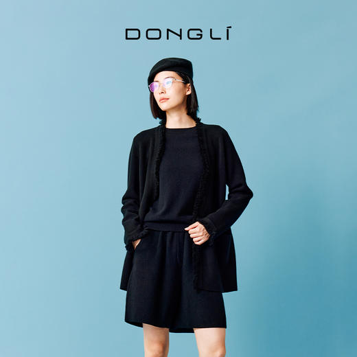 东黎 • 秀场同款 山羊绒春季女士小香风开衫外套 4810 商品图3