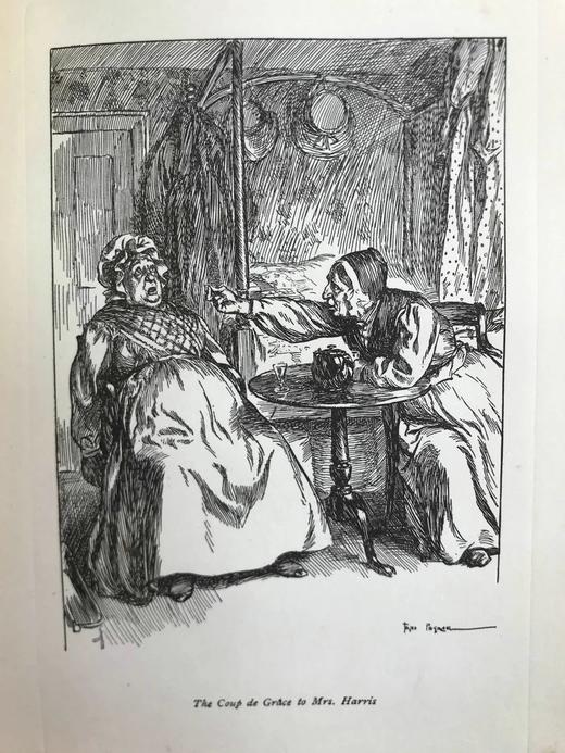 1904年 狄更斯《马丁·瞿述伟》 8幅插图 漆布精装大32开 商品图10