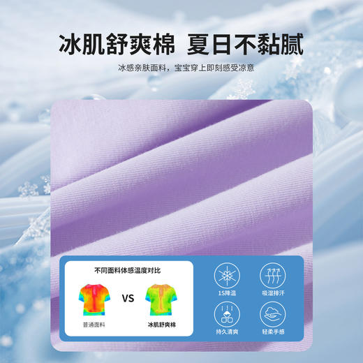 贝贝怡夏季新款女童2025年短袖套装 商品图7