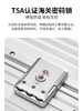 创客村优选高档铝框拉杆箱多功能行李箱24寸USB充电手机支架挂钩杯架 商品缩略图6