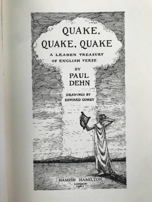 1961年 保罗·德恩《英国诗歌宝库》 配大量趣味插图 精装32开 商品图2
