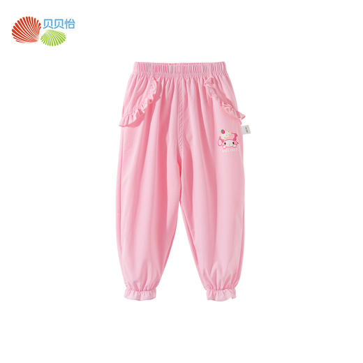 贝贝怡女童2025年夏季新款防蚊裤速干百搭休闲长裤 商品图6