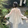 新中式国风防晒衬衫外套女夏季薄款长袖开衫2024新款外搭雪纺上衣 商品缩略图0