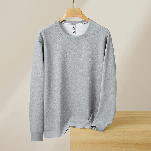 【新款DX】大依优型大码圆领卫衣长袖300斤加肥加大休闲运动上衣男打底衫胖子男士 商品图8