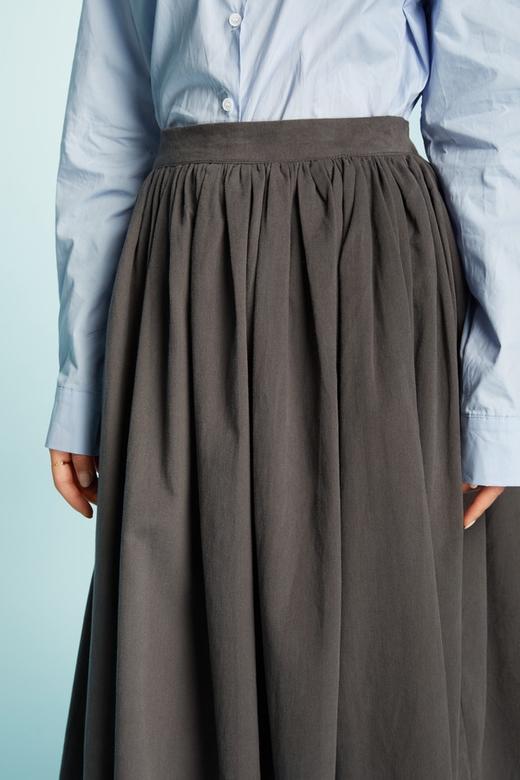 LNNNS A型碎褶收腰半裙 11393 商品图3