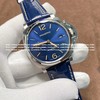 【top原版开模】（VS厂新品）沛纳海PAM-00927，一款42MM尺寸适合国人手腕，上手舒适“骚蓝”927 整个壳身厚度得以降低近四成，不设限，纤薄，不循规，男女可佩戴！太阳放射纹蓝色表盘活力优雅 商品缩略图2
