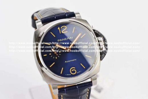 【top原版开模】（VS厂新品）沛纳海PAM-00927，一款42MM尺寸适合国人手腕，上手舒适“骚蓝”927 整个壳身厚度得以降低近四成，不设限，纤薄，不循规，男女可佩戴！太阳放射纹蓝色表盘活力优雅 商品图6