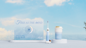 康家佳品扫振电动牙刷+保温杯