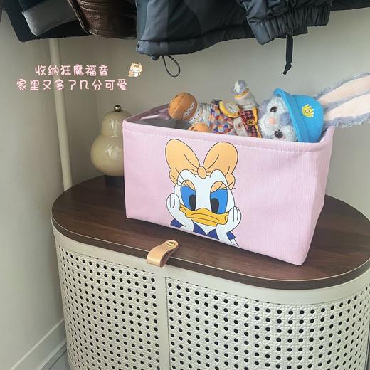 高颜值换季收纳筐！花季5明星同款超火的🌈【迪士尼同款萌趣卡通收纳筐】 上新啦❗超厚实面料耐磨耐用☀️立体挺括收纳容量大拿到🌸手里的那一刻就知道它的好 商品图2