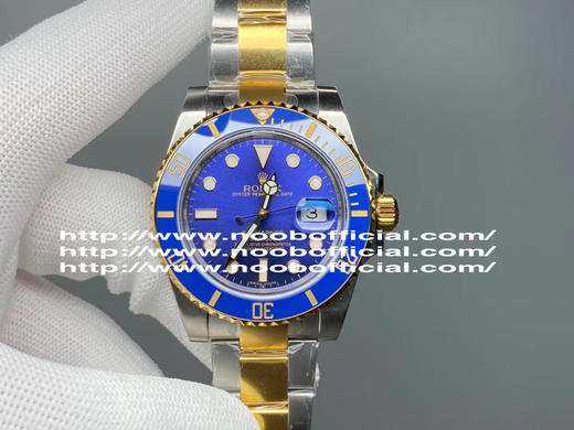 N厂v10包金版水鬼！top品质！非壕勿扰！V10版！劳力士经典SUB系列，蓝水鬼间金款，市场好版本 ！材质真正18K包金，搭载原装进口2836机械机芯 ，更高要求可选装瑞士进口机芯（eta机芯） 商品图2