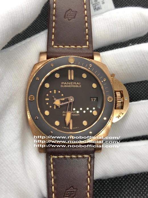 VS沛na海青铜PAM968，44mm，皮表带，透底，自动机械机芯，男士腕表。复刻手表一比一手表N厂C厂ZF厂VS厂AR厂BBR厂PPF厂AZ厂JF厂MKS厂TW厂EW厂AF厂V6厂OR厂OM厂 商品图0