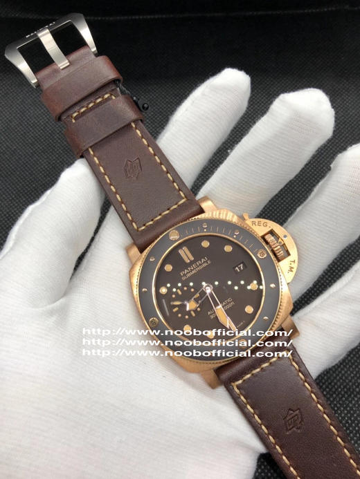 VS沛na海青铜PAM968，44mm，皮表带，透底，自动机械机芯，男士腕表。复刻手表一比一手表N厂C厂ZF厂VS厂AR厂BBR厂PPF厂AZ厂JF厂MKS厂TW厂EW厂AF厂V6厂OR厂OM厂 商品图3