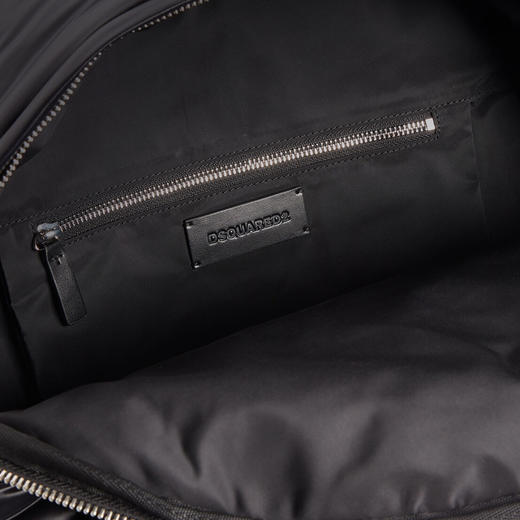 DSQUARED2 男士徽标压花双肩包 黑色 BPM0114 11702383 2124 商品图3