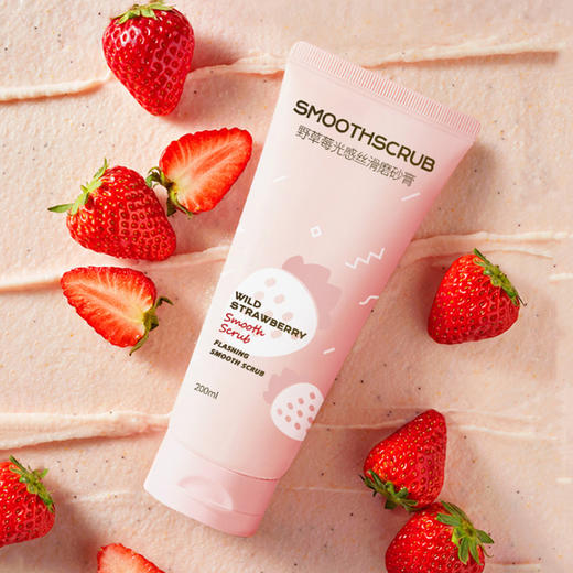 「19.9到手3支！全身可用」Nicor诺可雅野草莓磨砂膏200ml身体磨砂膏清洁 商品图2