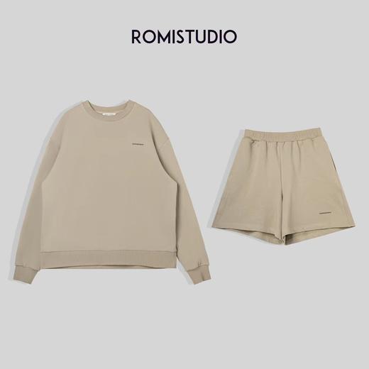 ROMI STUDIO【luxy系列】复古绿休闲百搭卫衣套装K3080/T3081(现货) 商品图0