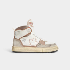 DSQUARED2 男士枫叶徽标贴片高帮运动鞋 混色 SNM0383 01507858 M2197