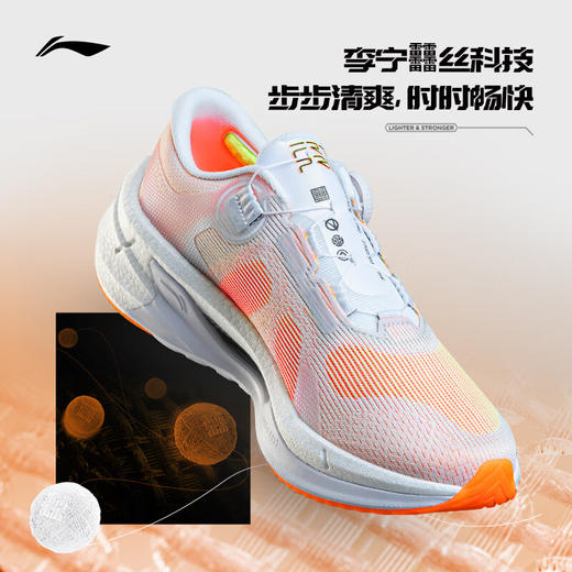 李宁 肖战同款烈骏7PRO男女轻量回弹跑步鞋专业减震跑鞋透气运动鞋 商品图3