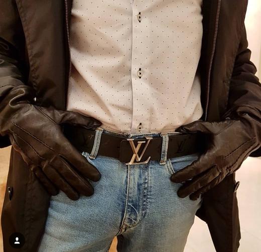 驴家 腰带 进口定制磨砂五金 扣搭配专制小牛皮带身 时尚百搭 商品图5