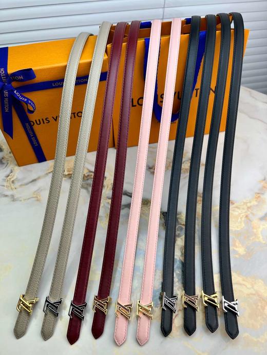 驴家 窄版女士腰带 经典珐琅五金 ，一面平纹一面印花，双面使用，时尚百搭 舒适体验 商品图0