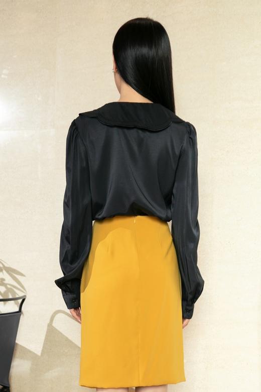 amadella 黑色刺绣娃娃领衬衣 11432 商品图2