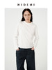 HIDEMI 自然纯棉织标系列圆领透气舒适长袖t恤 商品缩略图5