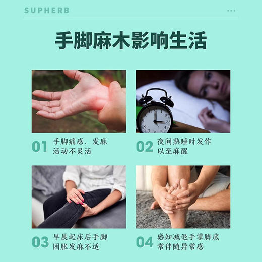 supherb进口甲钴胺营养神经B族正品官方旗舰店叶酸活性维生素b12 商品图1