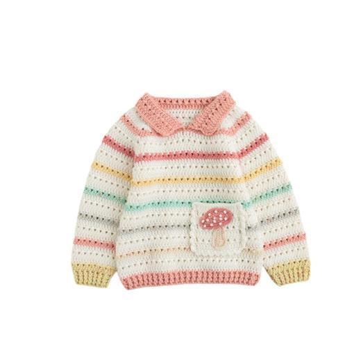 苏苏姐家五彩童梦毛衣手工diy编织钩针毛线团自制上衣材料包 商品图4