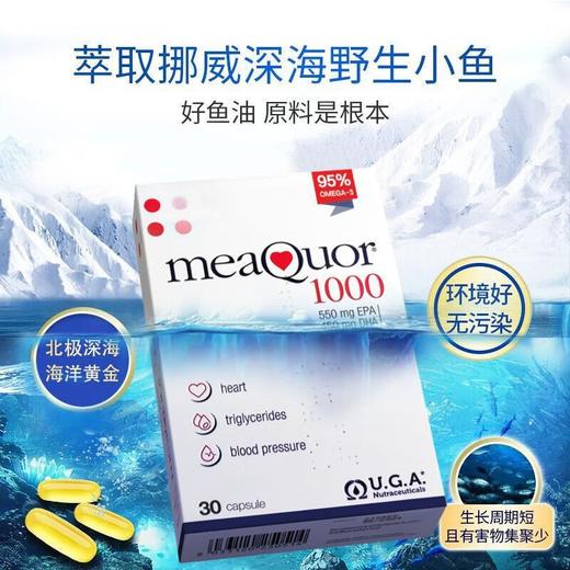 金凯撒鱼油95高纯度深海Omega-3中老年人营养补充调节三高鱼油 商品图0