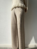 ZAANLI｜ZN40008-2 杏驼 裸感羊毛羊绒针织长裤 商品缩略图7