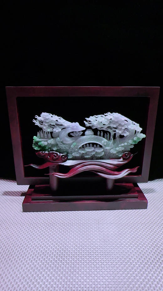 620831翡翠摆件【鹿鸣蝉音】 商品图3