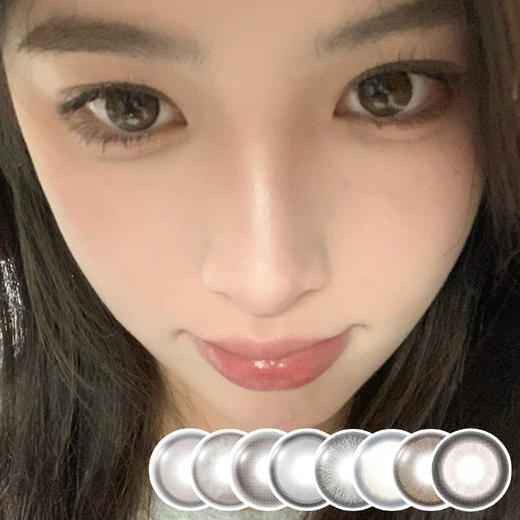 Bollycon / 2片入 / 半年抛 / 雀斑甜甜圈/蜜茶泡泡/黄油泡泡/牛乳泡泡/芝麻团/流星巴斯克/桥本琥珀 / 14.2mm -14.5mm / 适中扩瞳/明显扩瞳 商品图1