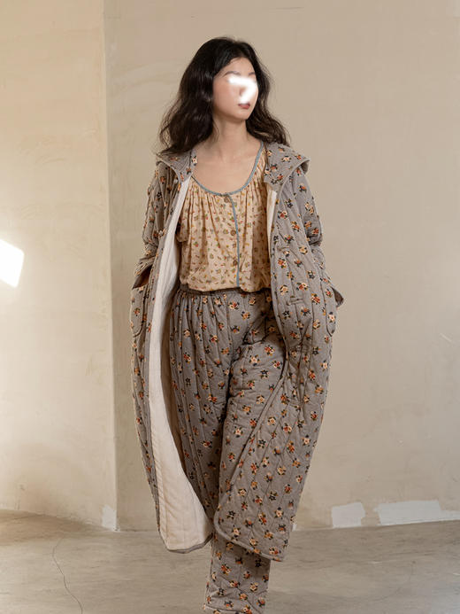 裁缝学苑AS418睡衣女款夹棉睡袍纸样新款加绒加厚家居服套装样板 商品图4