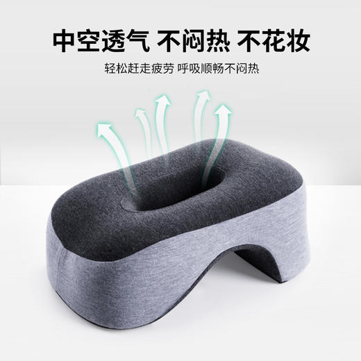 【舒适午睡，手臂不再痛】冰丝记忆棉午睡枕 曲线贴合面部 柔软透气 不压手臂 易拆卸好清洗 商品图1